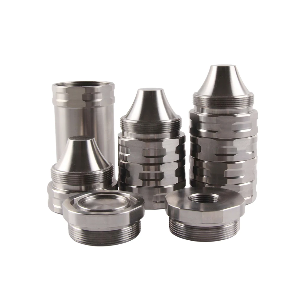 

7 ''L 1,55'' OD Titanium 1,375x24 резьба, модульная радиальная перегородка, чаша 5/8x24 1/2x28, Крышка для автомобиля, Комплект фильтров для очистки растворител...