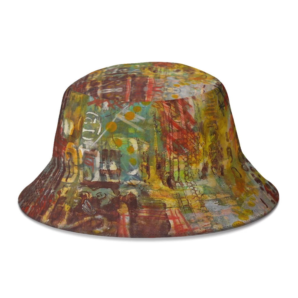 

Urban Grunge Graffiti Cool Art Bucket Hat For Women Men Teenager Foldable Bob Fisherman Hats Panama Cap Autumn