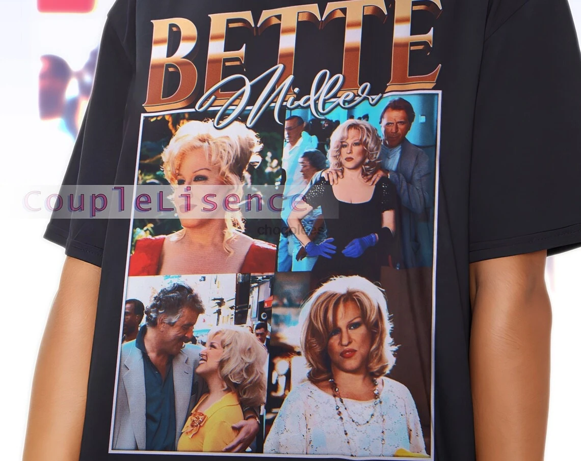 Винтажная рубашка BETTE MIDLER футболка Bette Midler ретро свитер 90s Merch Gi