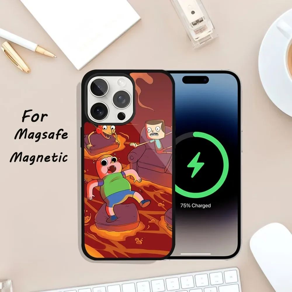 Милый чехол для телефона C-Clarence iPhone 11 13 12 14 15 Plus Max Pro Magsafe Магнитный беспроводной