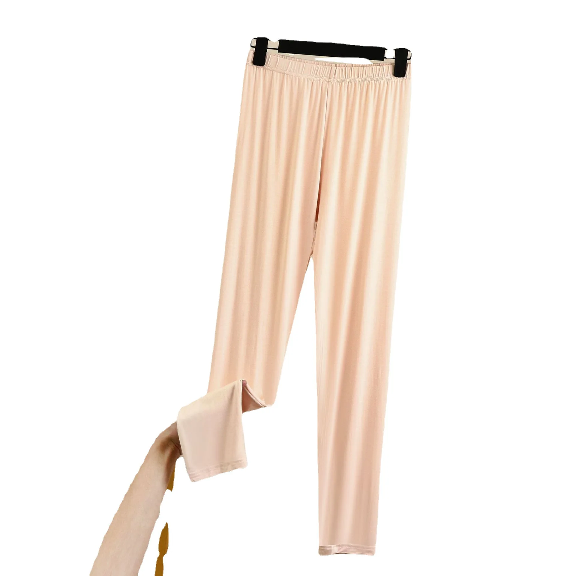 Women Modal Pajama Pants Bottoming Panties Elastic Tights Inner Wear Long Johns Body Underwear Single Piece Comfortable Pajamas