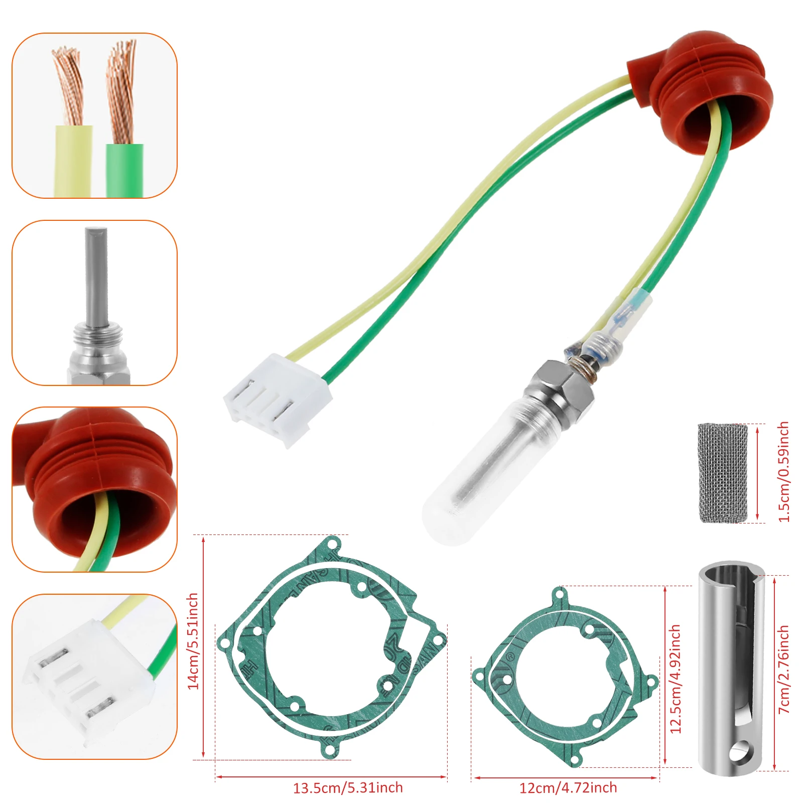 Ремкомплект свечей накаливания 12 В для дизельного обогревателя 2 кВт 5 8