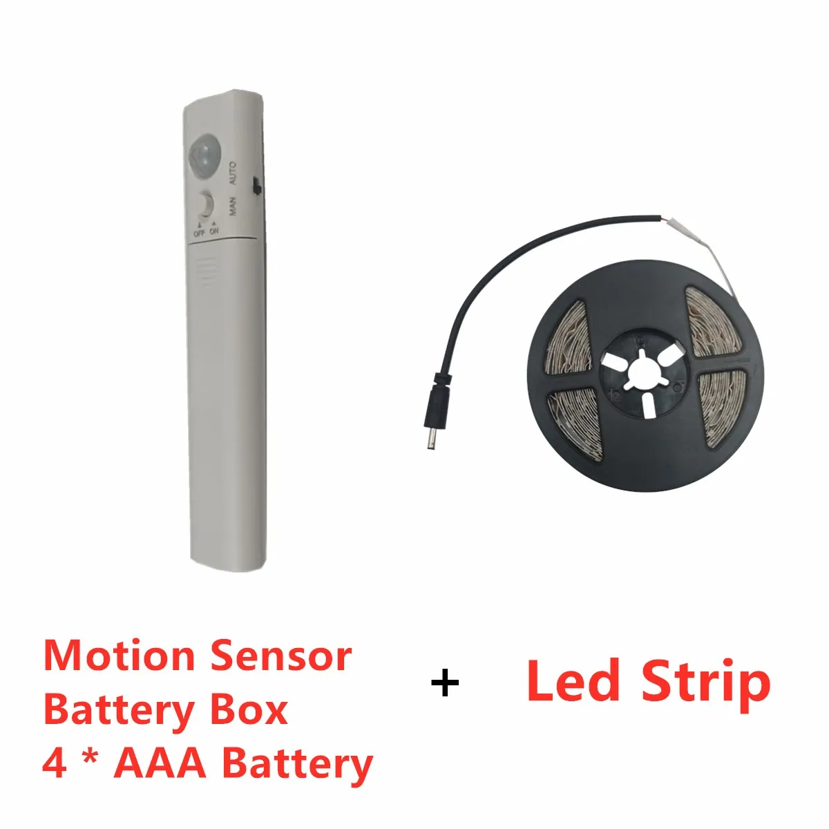 

Светильник для шкафа 1 м, 2 м, 5 м, с пассивным ИК датчиком движения