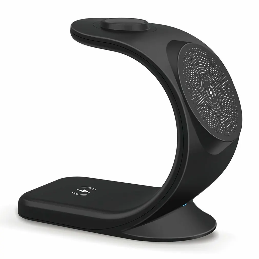 

Магнитное Беспроводное зарядное устройство три в одном, стандартная гарнитура, Настольное вертикальное Беспроводное зарядное устройство ...