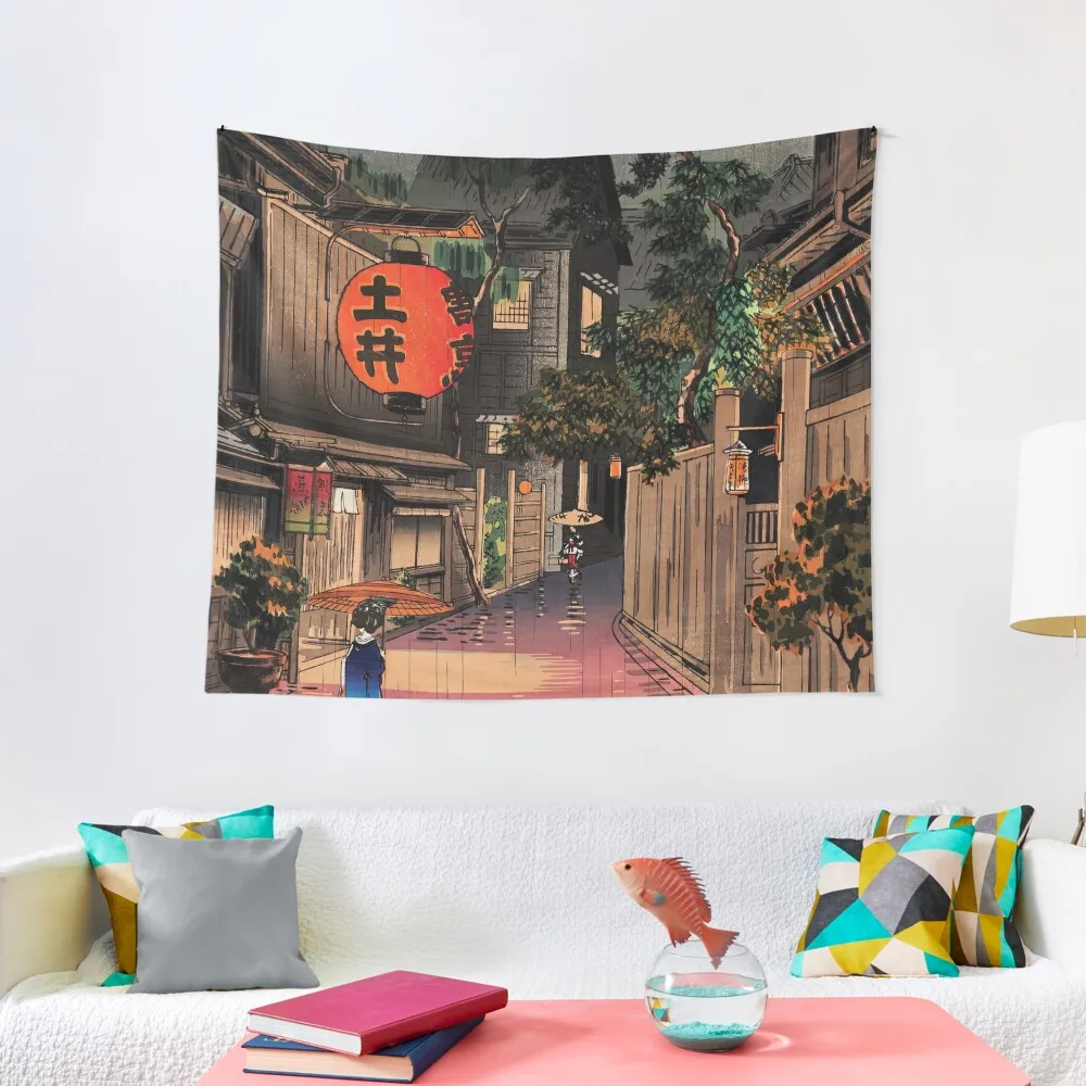 Ushigome Kagurazaka от Tsuchiya Koitsu гобелен ковер настенный роскошный для украшения гостиной