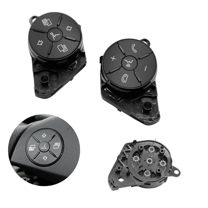 

For Mercedes Benz ML GL R class W164 W251 07-11 2pcs Steering Wheel Button Switch Replacement 16487005589107 L 16487006589107 R