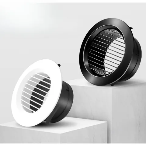 75/100 мм круглый вентиляционный выпускной колпак, решетка клапана, диффузор, воздуховод, вентиляционная крышка, циркуляция воздуха, поворотный АБС-пластик, регулируемый