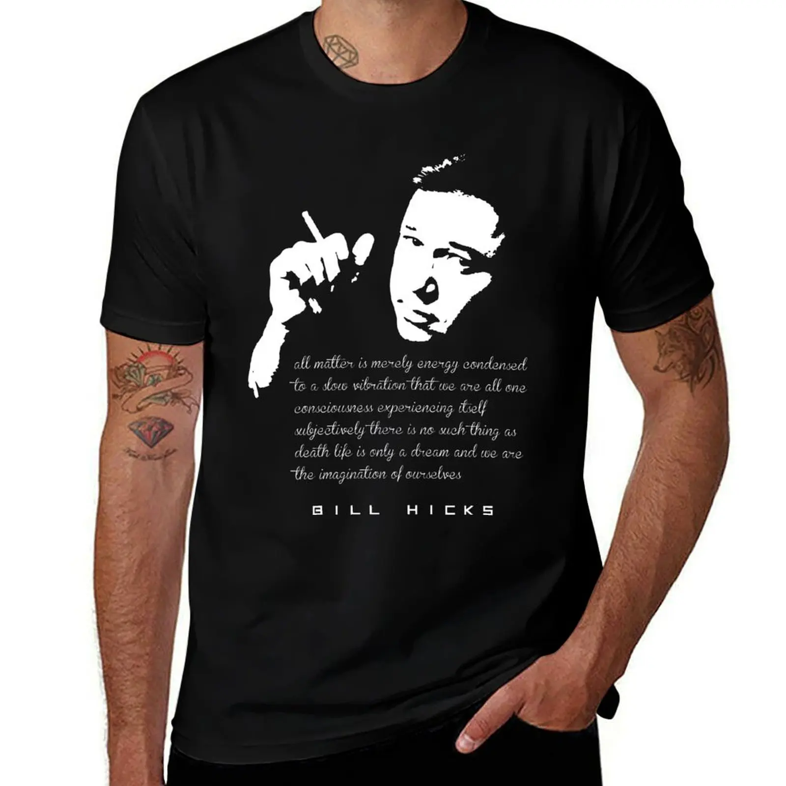 Мужские футболки Bill Hicks Life is only a dream хлопок большие размеры