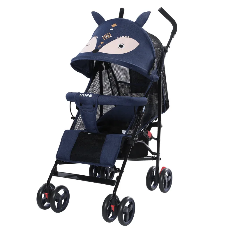 Baby Stroller Stroller Wholesale Lightweight Folding Stroller Shock-absorbing Children's Stroller Ultra-light and Portable