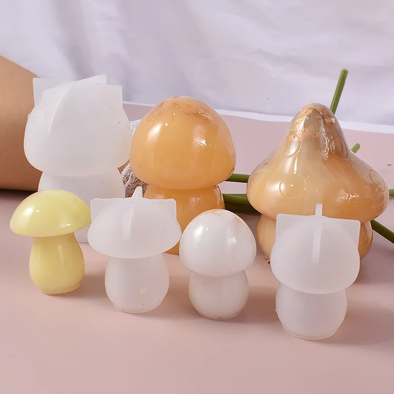 

New DIY Epoxy Resin Mold Stereoscopic Mushroom Silicone Mold Home Decoration Jewelry Making Silicone Mould Handmade Crafts