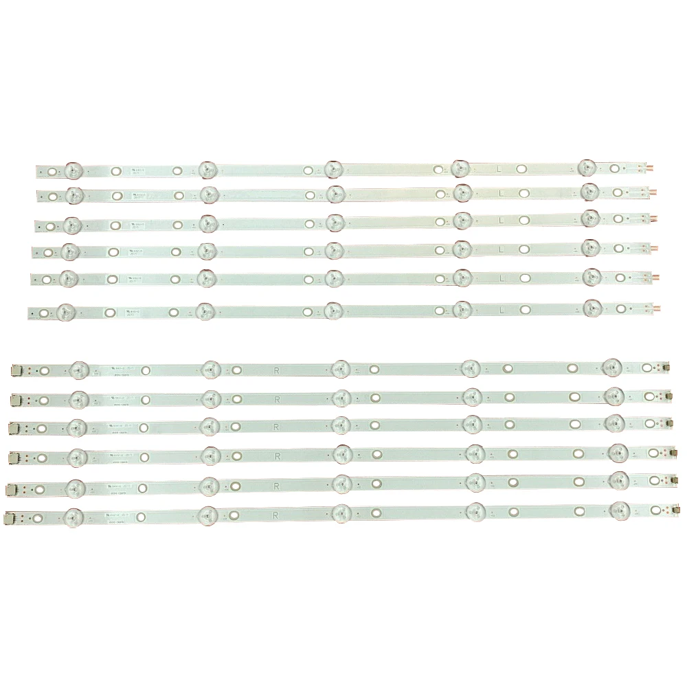 

5set=60PCS LED Backlight Strip for 55PUS7503 55PUS6162 55PUS6262 55PUS6753 55PUS7303 55PUS6703 LB55073 V1_02 TPT550U1-QVN05.U