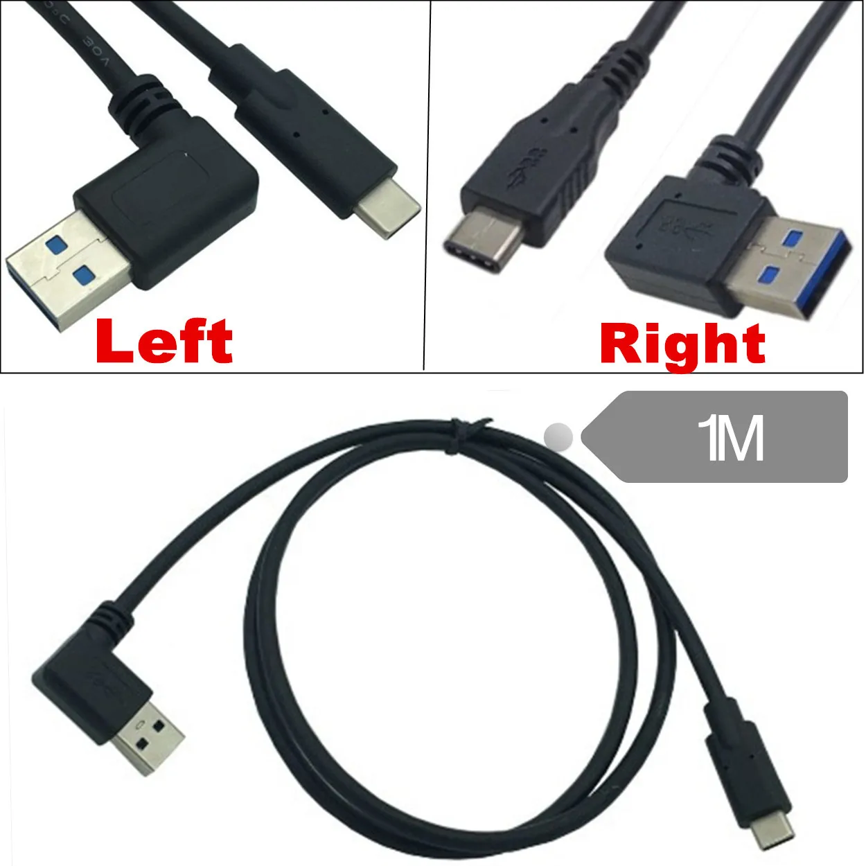 

Стандартный usb 3.0 Type-C кабель для передачи данных 90 °