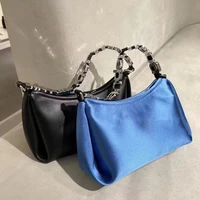 brand womens letters chains shoulder bag satin females hobo bag zipper purse 2022 new shoulder tote luxury handbags for girl