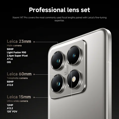 Смартфон Xiaomi 14T Pro, 12/512ГБ, 12ГБ/1ТБ, global