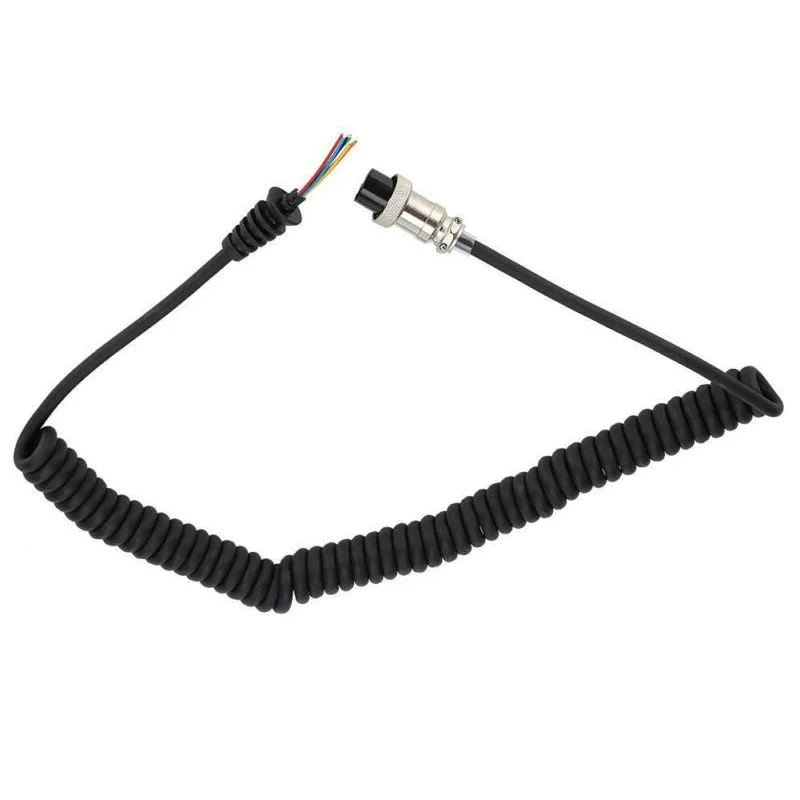 8 Pin Speaker Microphone Flexible Cable Line Replacement For Kenwood ICOM Radio enlarge