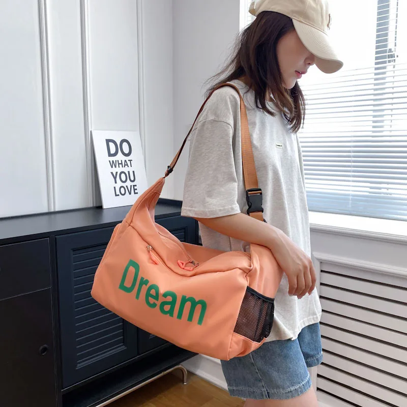 Men's Training And Exercise Gym Bag Waterproof Swimming Yoga Handbag Male Weekender Shoulder Bolsas Shoe Pocket For Women Sports