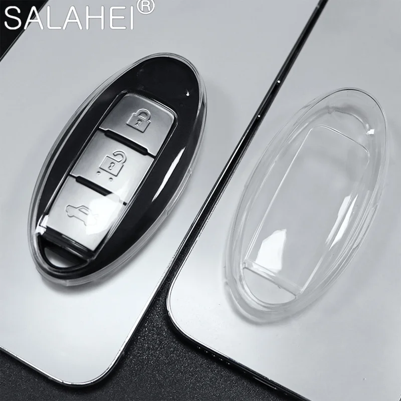 

TPU Transparent Car Key Case Cover Holder For Nissan Qashqai J10 J11 X-Trail T31 T32 Kicks Tiida Pathfinder Murano Juke Infiniti