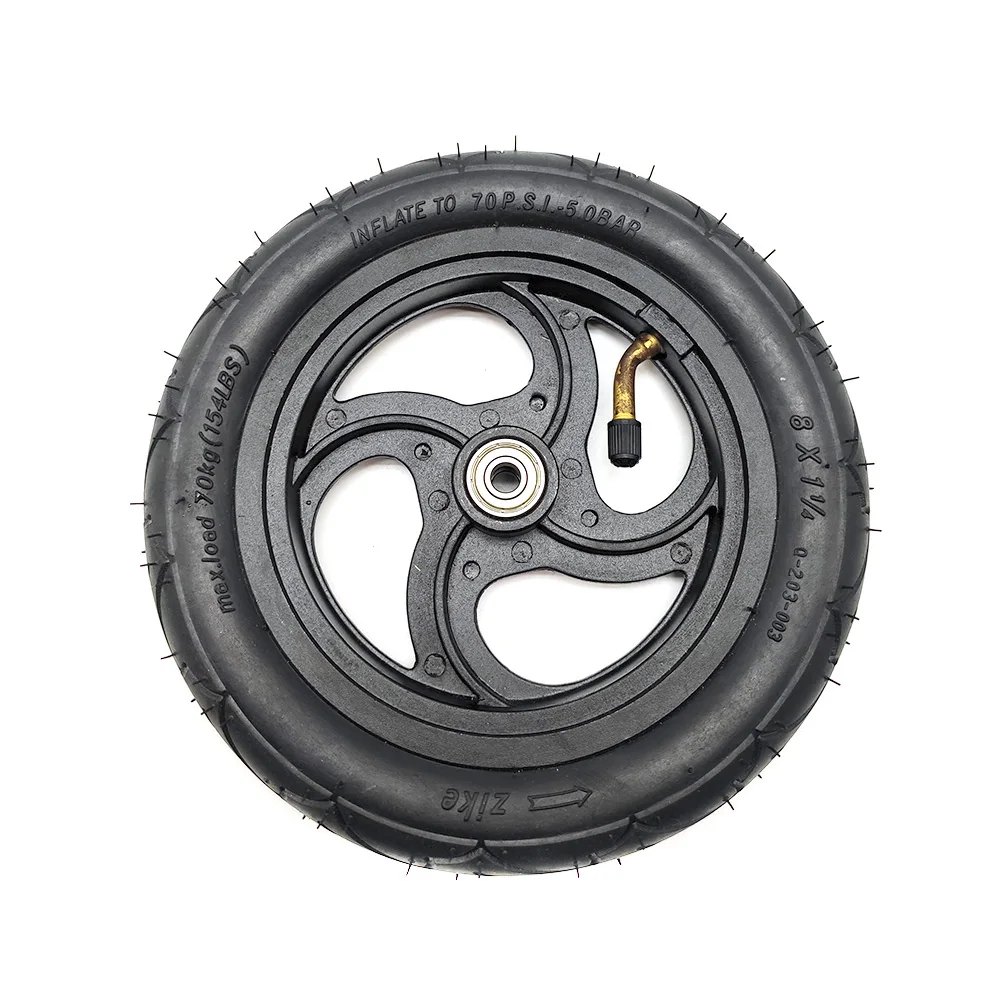 Шина и внутренняя труба 8X1 1/4 с ступицей из сплава шина 8 дюймов 8*1 25 для велосипеда