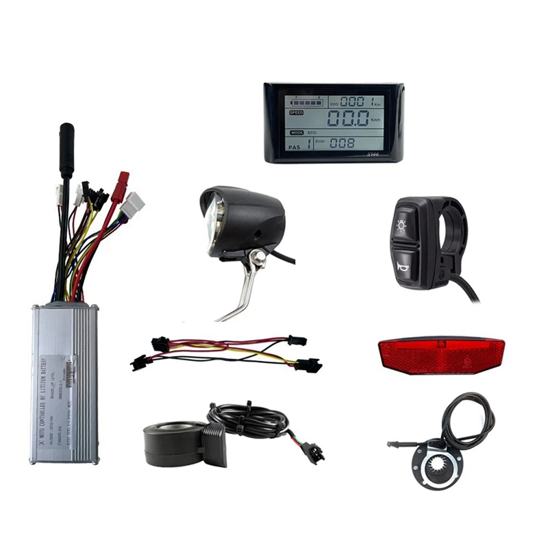 

Бесщеточный контроллер для электронного велосипеда, 36 В, 48 В, 750 Вт, 25 А, синусоидальный сигнал, дисплей для электронного велосипеда SW900