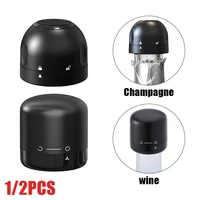 12pcs silicone vacuum wine bottle cap stopper leak proof champagne bottle stopper sealed retain freshness wine plug bar tool