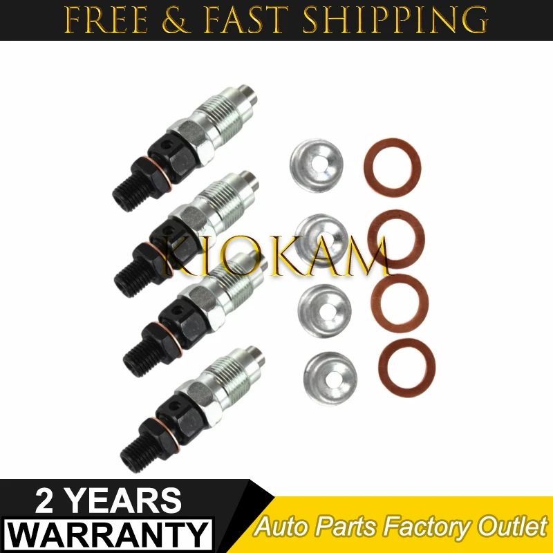 16454-53905 Высококачественный комплект топливных форсунок из 4 шт. для двигателя Kubota