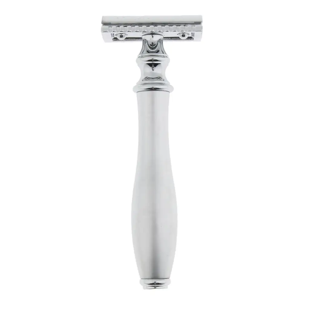 

Men’ Traditional Metal Beard Shaving Grooming Double Edge Safety