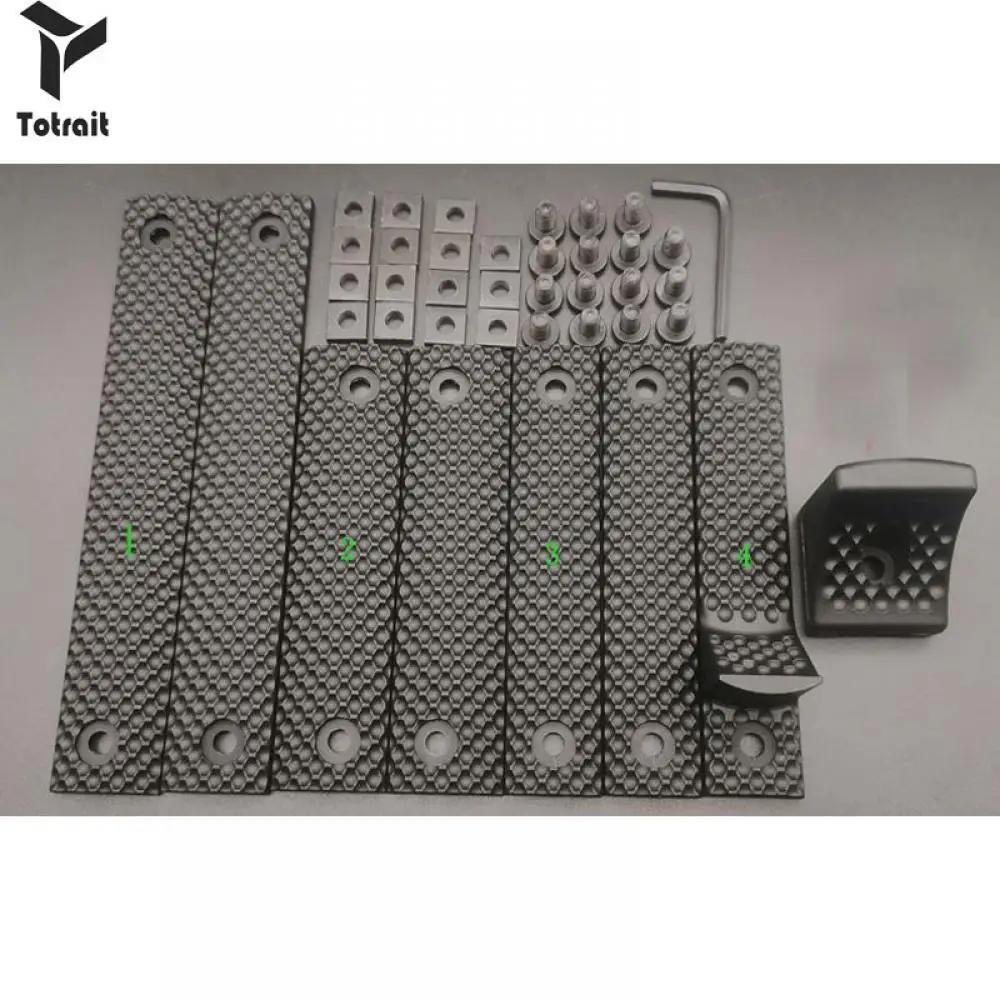 

Tactical New TOtrait KAC Style Deluxe Protector Rail Cover Set Scope Rail Mount Outdoor Hunting Shooting