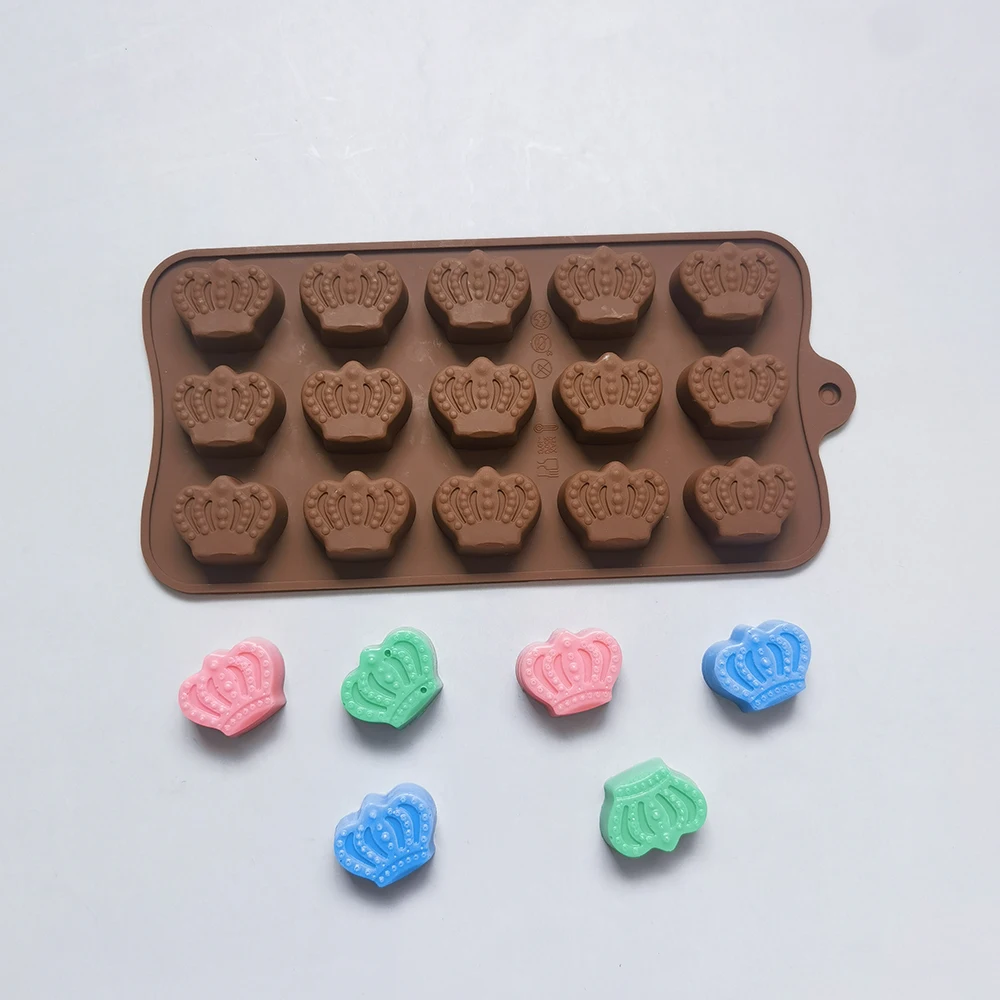 

3D Silicone Chocolate Molds Candy Mold DIY Crown Baking Molds Cupcake Cake Decorations