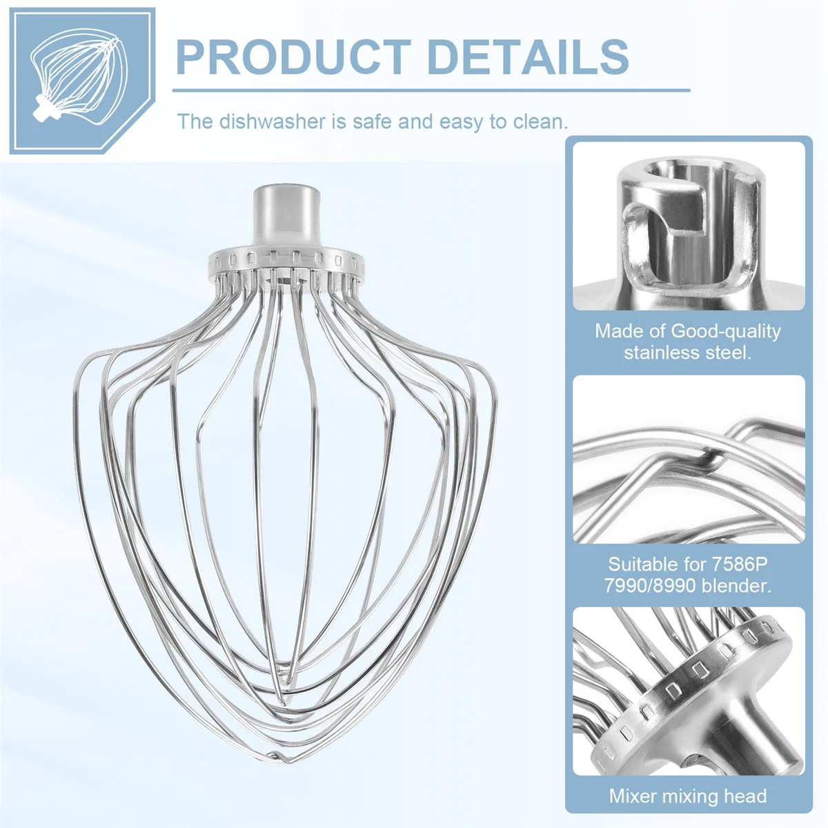 Аксессуары для 7-квартного подъемного миксера смесительной головки венчика