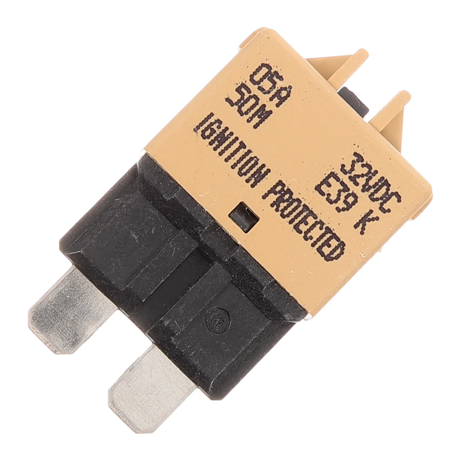 

5A 32V DC Circuit Breaker Trip Fuses Standard Fuse with Manual Reset for Car Truck Light Brown
