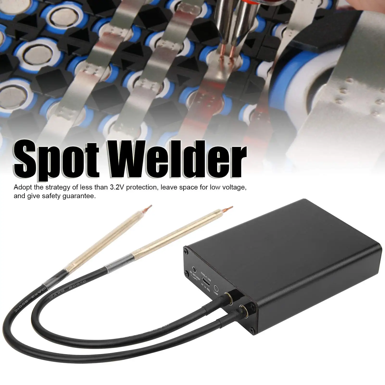 Handheld Portable DIY Spot Welder With Quick Release Pen for 18650 Lithium Battery Nickel Plate spot Welding