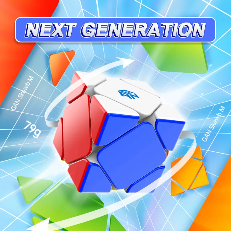 

GAN Skewb Enhanced UV Magnetic Magic Speed Cube Gan Cube Magnético Magic Speed Cube Child Puzzle Fidget Toys
