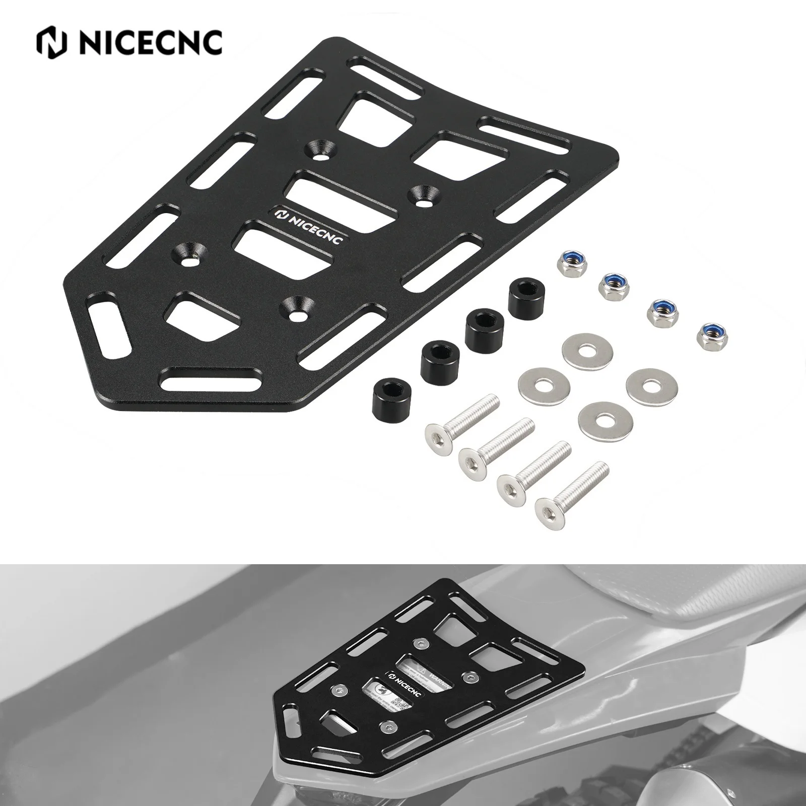 NICECNC Мотоцикл Хвост Багажник Для 2024 KTM EXC 300 EXCF Husqvarna TE300 GasGas EC300 Beta RR300 TM MX 85 Sherco SE-R SE-F
