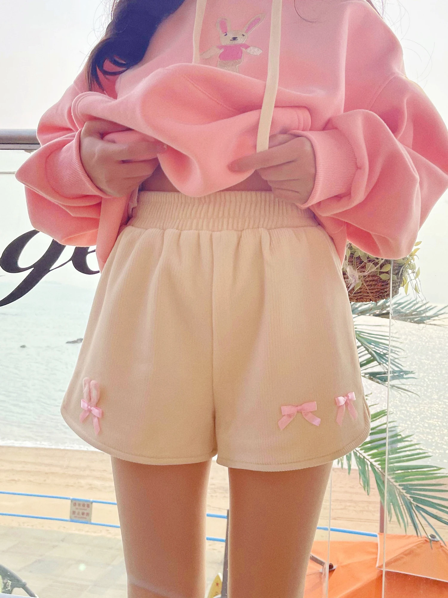 2023 New Summer Casual A- Line Wide Leg Pants High Waist Shorts Slimming Versatile Loose Shorts for Women Fashion Short Pants