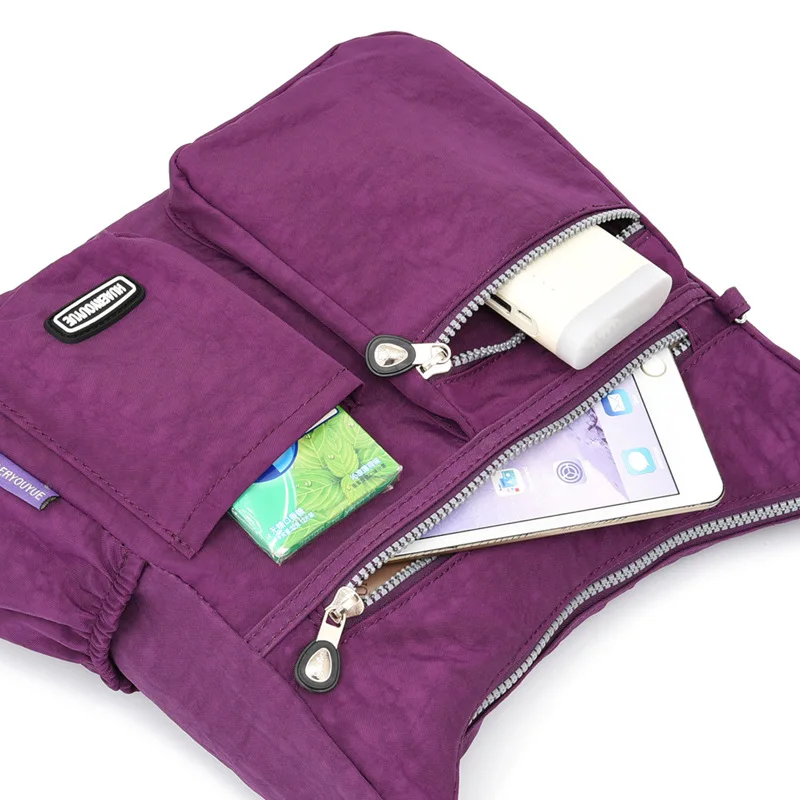 Оптовая дизайнерская уличная сумка через плечо с противоугонным карманом RFID -