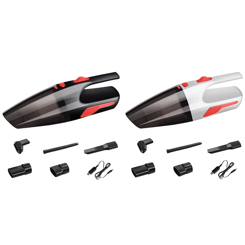 

Портативный Ручной пылесос со светильник кой, USB-зарядка, пылесос для сухой и влажной уборки для автомобиля и дома