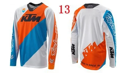 

New K-KTM downhill clothing round neck shirt mountain bike riding jacket men's long-sleeved summer off-road motorcycle clothing