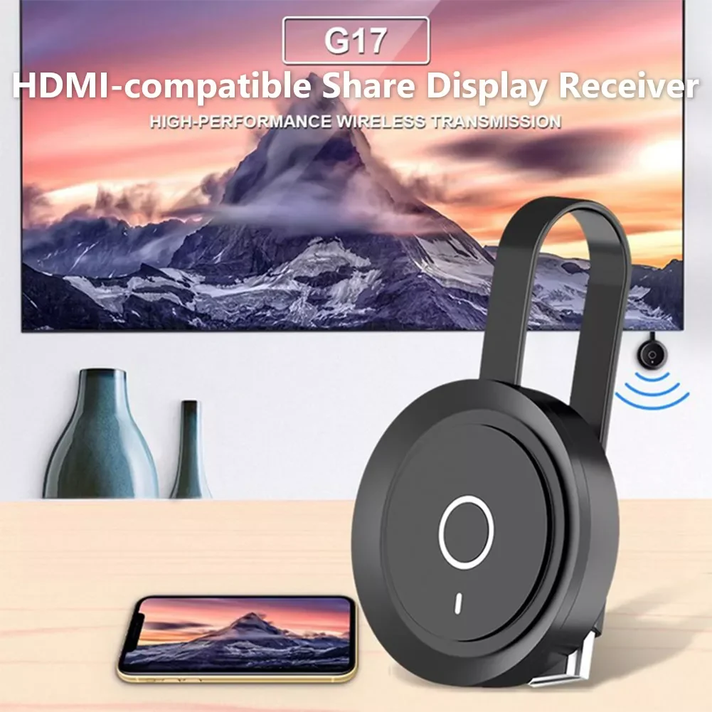 Новый ТВ-стик 4K 1080P дисплей для экрана Mira Anycast HDMI-совместимый ТВ-ключ Miracast Android