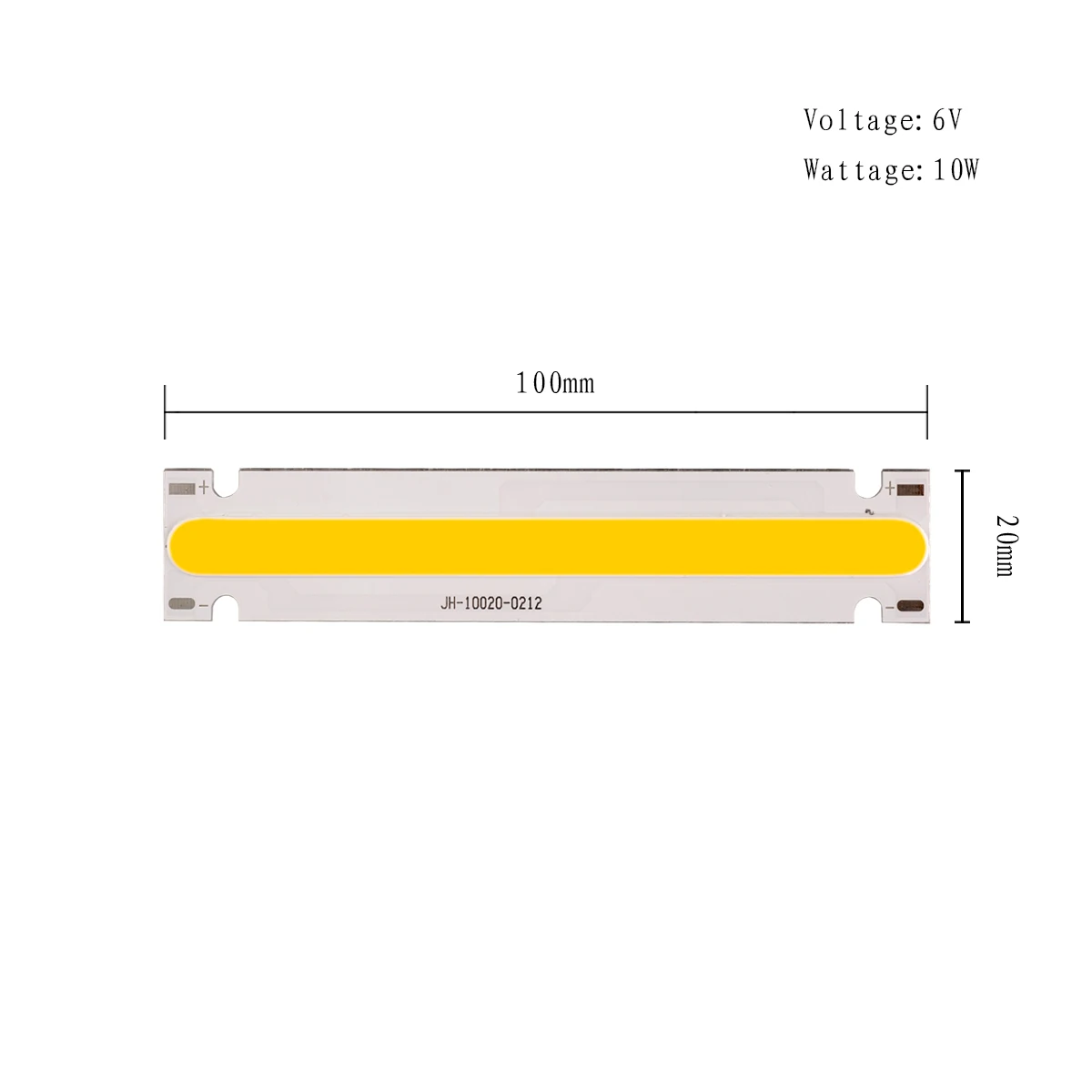 

Светодиодный чип COB 120×20 мм 10 Вт