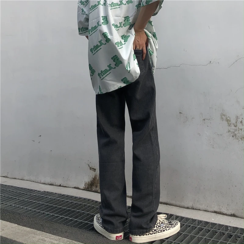 Pants Men's Jeans Black Straight Skinny Fit Casual Straight Jeans Loose Pants Women's Loose Jeans Y2k Men's Jeans Casual Men