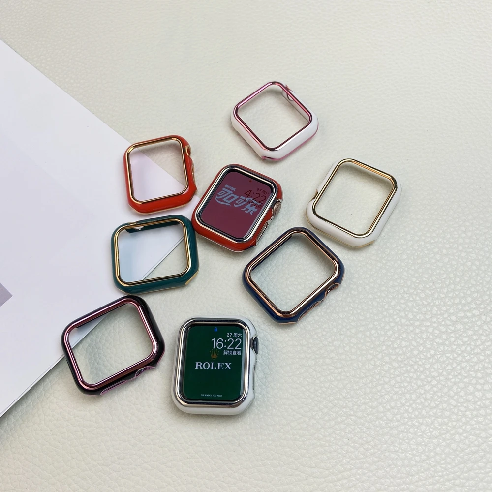 Tempered Glass+case For Apple Watch Ultra 49mm band smartwatch film PC+Bumper Screen Protector Cover iwatch series Accessories