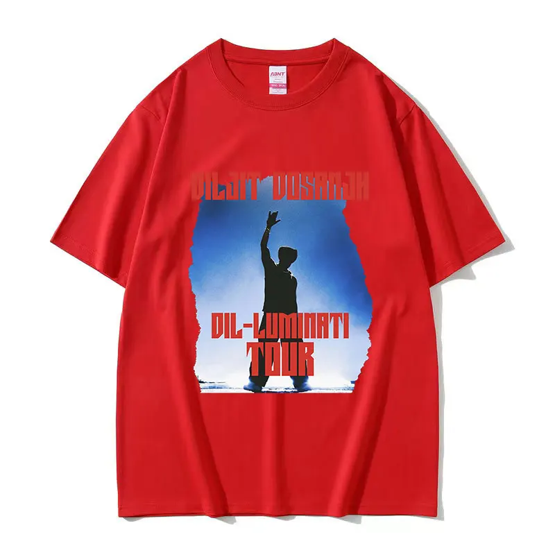 Diljit Dosanjh Dil-Luminati Tour 2024 графическая футболка Мужская модная одежда в стиле хип-хоп