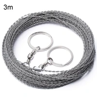 bold stainless steel wire saw sawing tree hand pulled hacksaw outdoor survival rope wood cutting water grass survival equipment