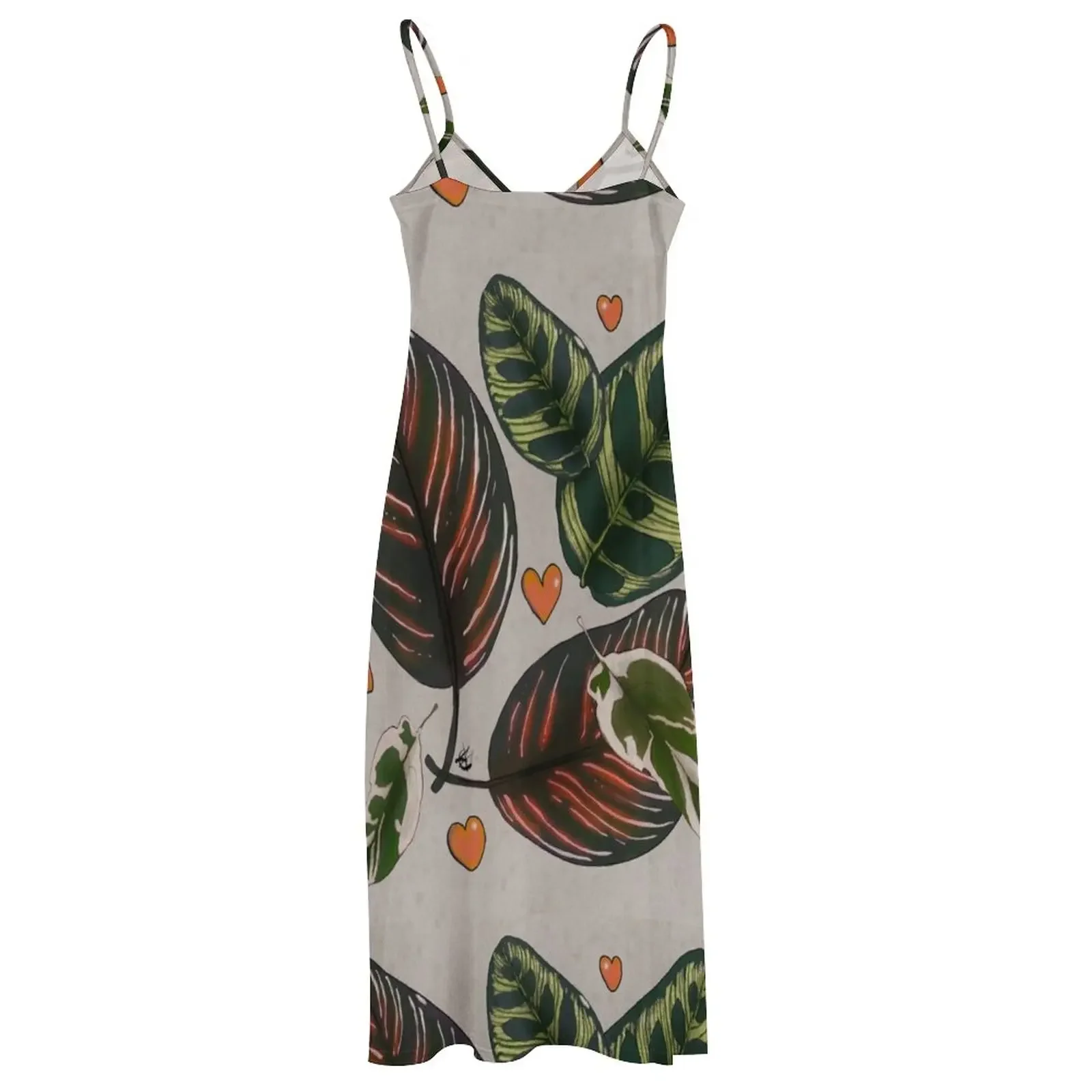 Calathea lithograph Платье без рукавов платья для официальных случаев одежда женщин