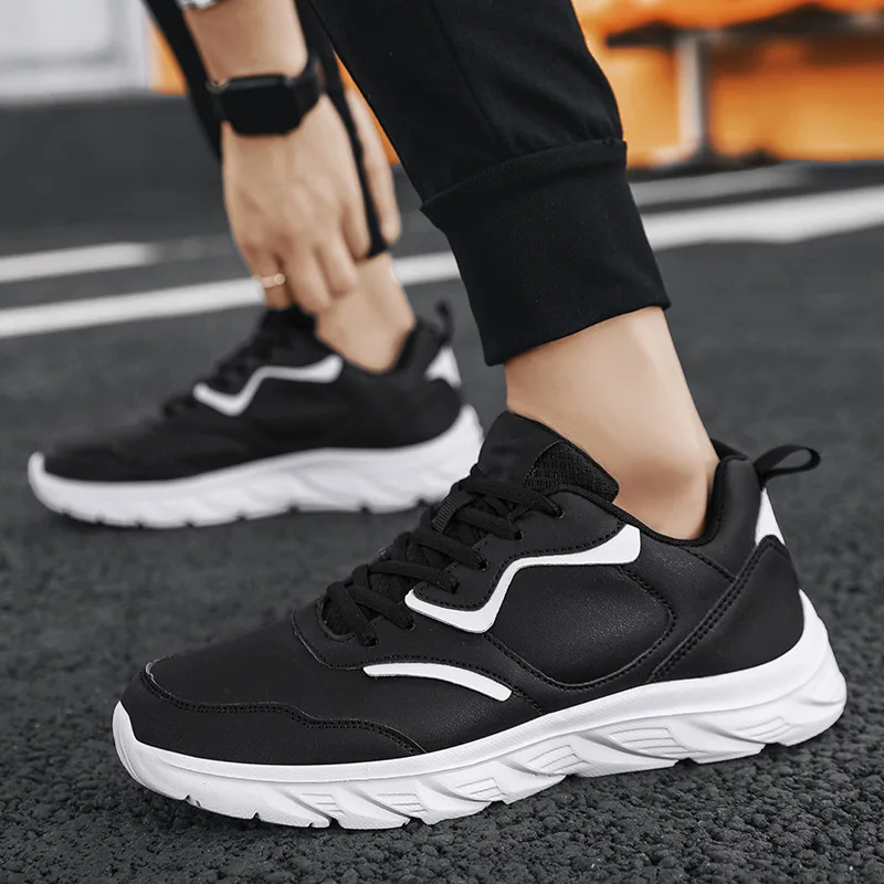 

Original xiaomi mijia 6th Running Shoes Men's 2022 Autumn New Lightweight Breathable Sports Shoes Leather Large 46 Running Shoes