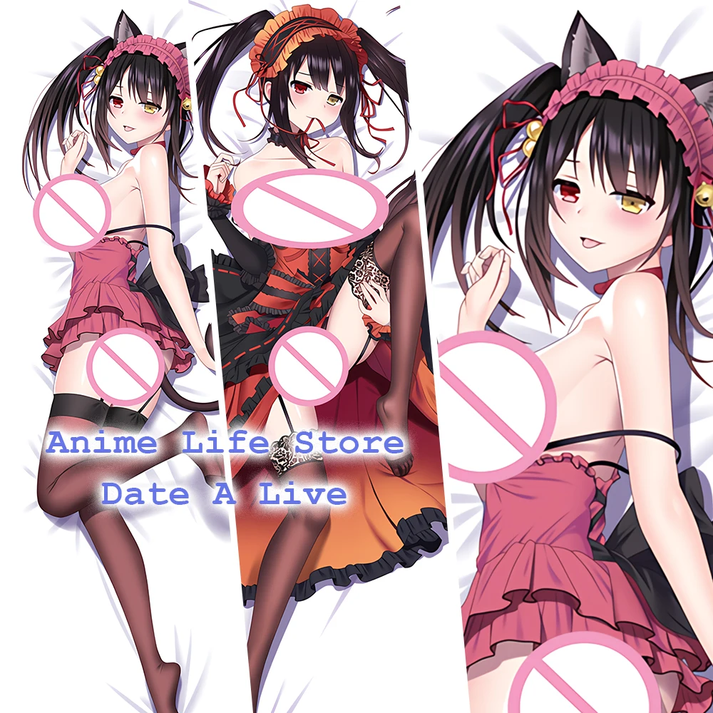 

Dakimakura Anime Date A Live Kurumi Tokisaki Body Pillow Cover Comfortable 2WAY Pillowcase Life-size Otaku Hugging Cushion Cover