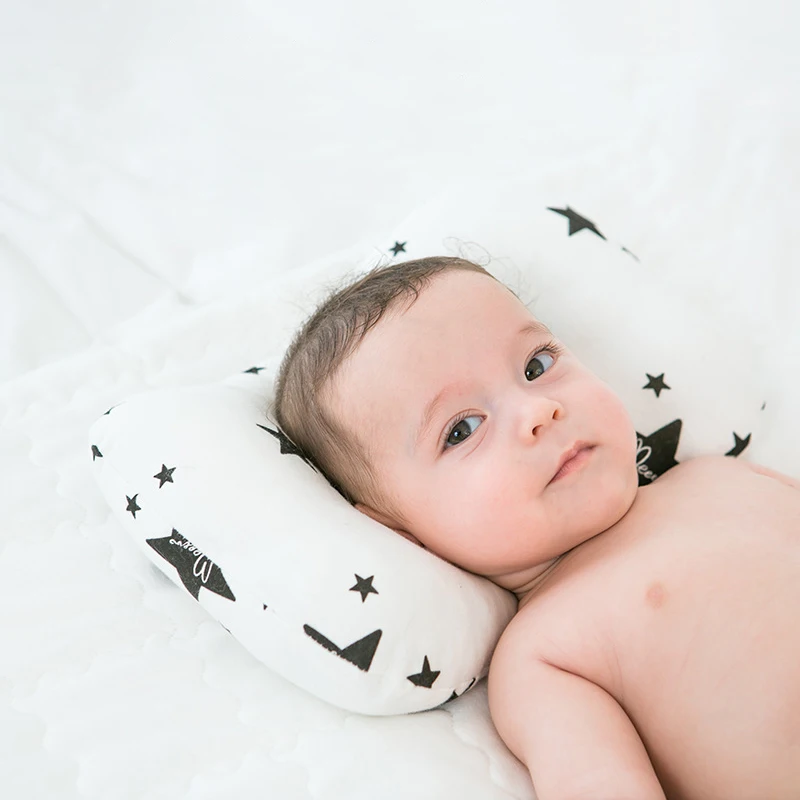 

Hidetex Baby Pillow - Preventing Flat Head Memory Foam Infant Pillow
