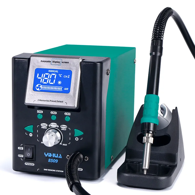 Паяльная станция YIHUA8509 для отпайки сотовых телефонов с цифровым дисплеем и
