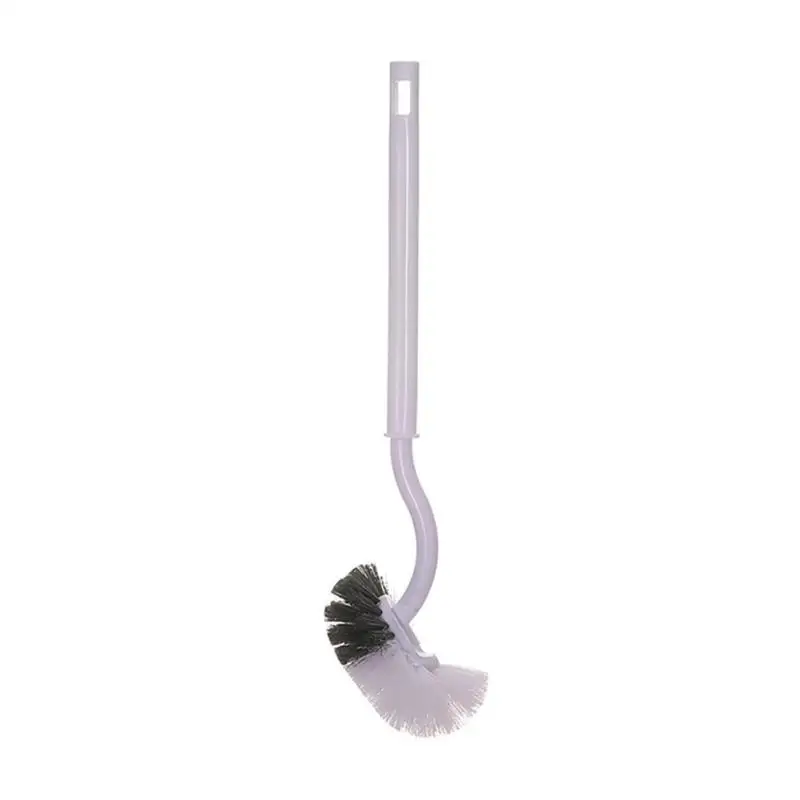 

S-shaped Toilet Brush Wall-Mounted Cleaning Brushes Long Handled Toilet Cleaning Brush Soft Bristles Toilet Brush Bathroom Tool