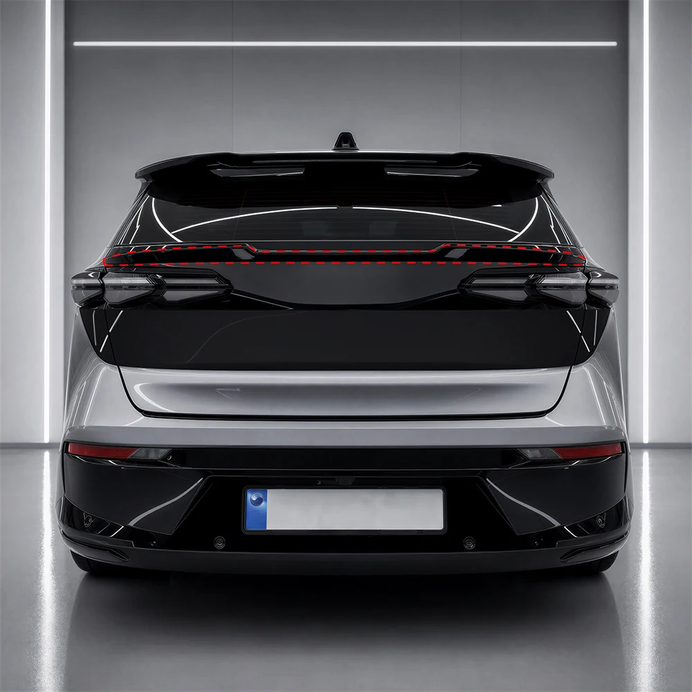 Фото Для Renault Filante 2026 2027 LHD/RHD задний спойлер на багажник, накладка на крыло, аксессуары для внешнего тюнинга автомобиля. №1